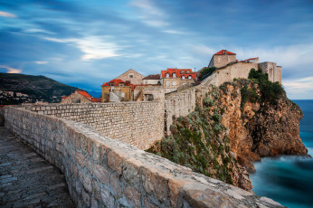 Картинка dubrovnik города дубровник+ хорватия крепость побережье