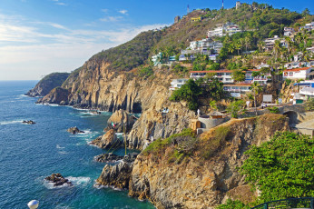 Картинка mirador+la+quebrada +acapulco города -+пейзажи побережье