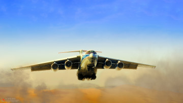 Картинка ил-76 авиация военно-транспортные+самолёты военный самолет wallhaven транспортник ильюшин
