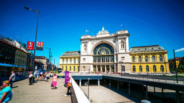 обоя keleti train station, города, будапешт , венгрия, keleti, train, station
