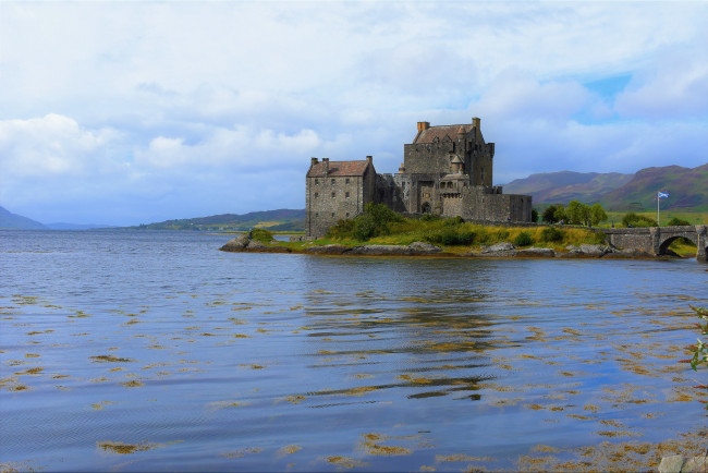 Обои картинки фото eilean donan castle, города, замок эйлен-донан , шотландия, eilean, donan, castle