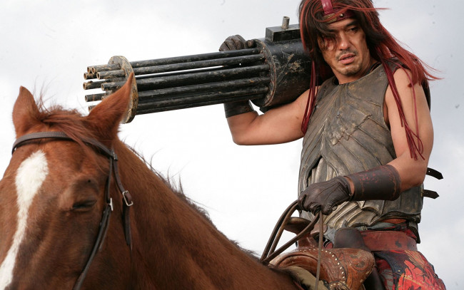 Обои картинки фото кино фильмы, sukiyaki western django, всадник, оружие