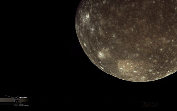 Картинка космос спутники юпитера планета тёмный безконечность калисто спутник