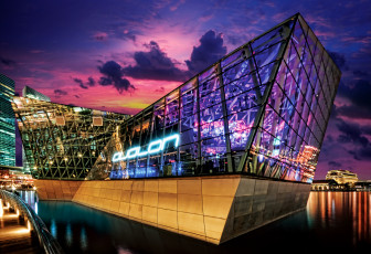 обоя города, сингапур, самый, престижный, клуб, ночь, развлечений