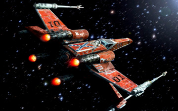 Картинка фэнтези космические+корабли +звездолеты +станции art star wars starfighter x-wing