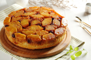 Картинка еда пироги ананас выпечка пирог
