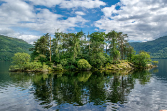 Картинка природа реки озера островок река
