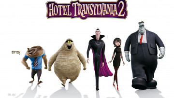 обоя мультфильмы, -  hotel transylvania 2, monsters, on, vacation, hotel, transylvania, 2, монстры, на, каникулах