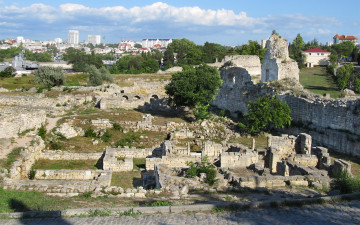 Картинка херсонес города -+панорамы панорама крым руины камни