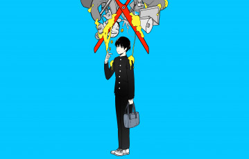 Картинка аниме mob+psycho+100 kageyama shigeo кагеяма шигео