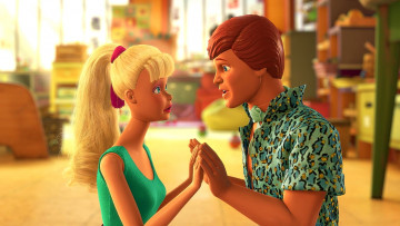 Картинка мультфильмы toy+story+3 эмоции кукла девушка парень лицо блондинка игрушка
