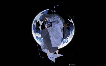 Картинка аниме unknown +другое+ фигура цветы планета