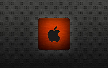 Картинка компьютеры apple яблоко логотип сетка