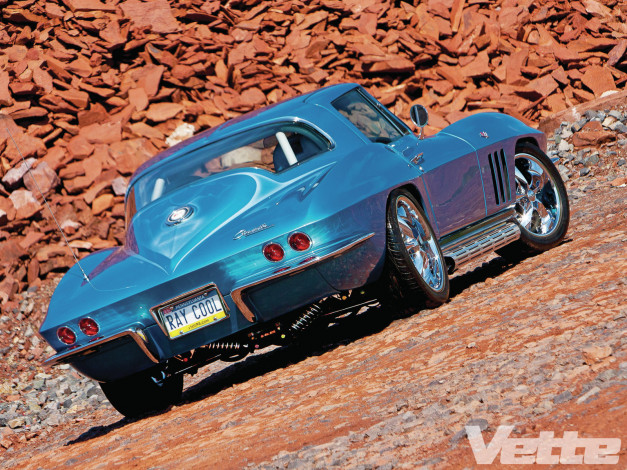 Обои картинки фото 1965, coupe, ray, cool, автомобили, corvette