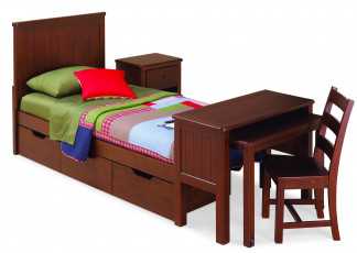 Картинка интерьер мебель кровать подушки тумбочка
