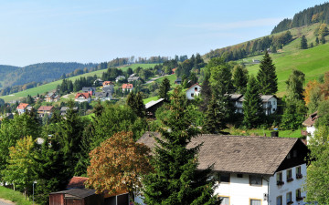 Картинка германия тодтнау города пейзажи дома пейзаж