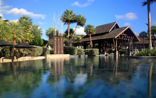 Обои картинки фото phuket, thailand, интерьер, бассейны, открытые, площадки, курорт, бассейн