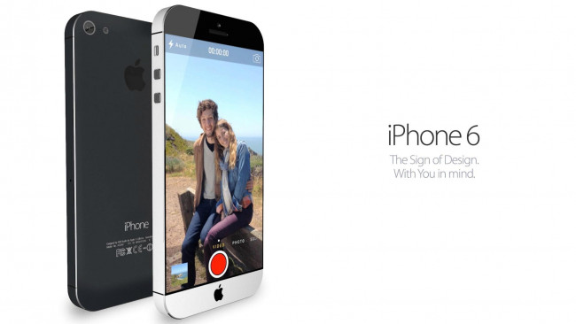 Обои картинки фото бренды, iphone, 6, ios8, apple