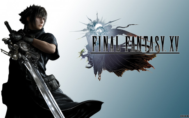 Обои картинки фото видео игры, final fantasy xv, меч, мальчик