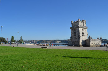 Картинка города лиссабон+ португалия крепость