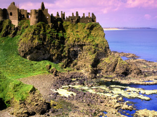 Картинка dunluce castle county antrim ireland города дворцы замки крепости