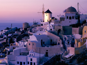 Картинка santorini cyclades islands greece города