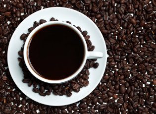 Картинка еда кофе кофейные зёрна чашка зерна