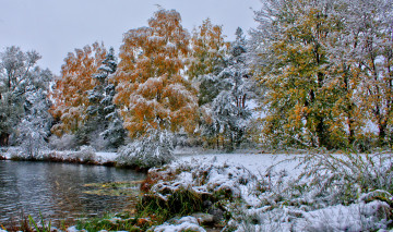 Картинка природа зима река