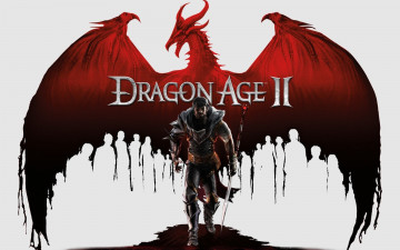 Картинка dragon age ii видео игры оружие воин дракон