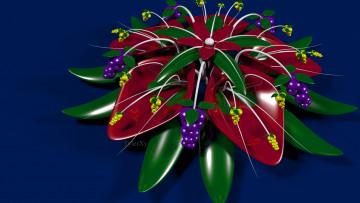 Картинка 3д+графика flowers+ цветы лепестки