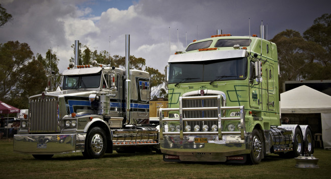 Обои картинки фото kenworth, автомобили, сша, автобусы, грузовые, truck, company