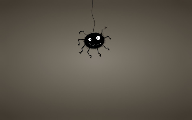 Обои картинки фото рисованные, минимализм, паук, паутина, черный, темноватый, фон, spider