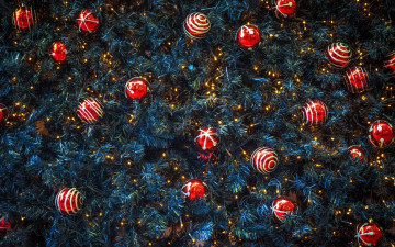 Картинка праздничные -+разное+ новый+год игрушки украшения шары огни гирлянда ёлка