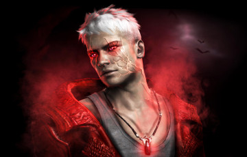 Картинка видео+игры devil+may+cry+4 парень кулон демон блондин