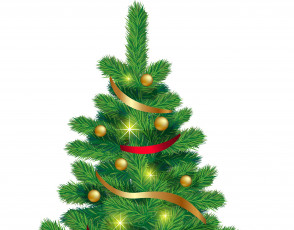 Картинка праздничные векторная+графика+ новый+год украшения фон елка новый год праздник