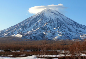 Картинка качатка природа горы камчатка россия вулкан сопка