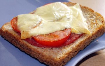 Картинка еда бутерброды +гамбургеры +канапе ветчина помидор сыр хлеб