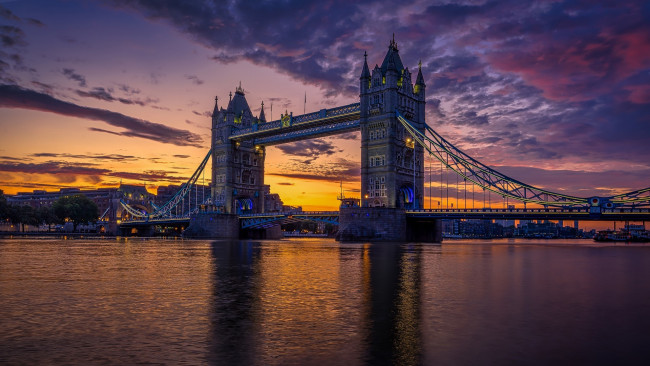 Обои картинки фото tower bridge, города, лондон , великобритания, tower, bridge