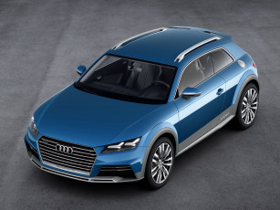 Картинка автомобили audi синий concept brake shooting allroad