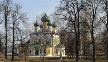 Картинка углич+ россия города -+православные+церкви +монастыри купола