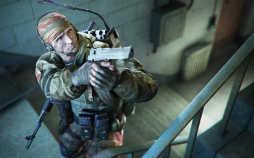 Картинка arctic+combat видео+игры -+arctic+combat пистолет рация лестница солдат оружие