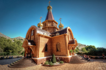 Картинка iglesia+ortodoxa+rusa+san+miguel+arc& 225 ngel +altea города -+православные+церкви +монастыри площадь храм