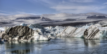 Картинка природа айсберги+и+ледники небо лёд ледник