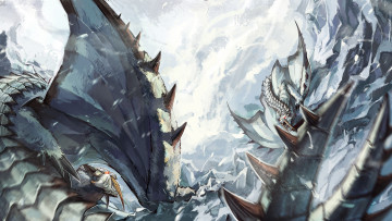 Картинка видео+игры monster+hunter драконы barioth monster hunter