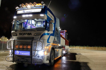 Картинка автомобили scania тягач седельный грузовик тяжелый
