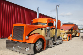 Картинка 1998+peterbilt+379-127+texas+chrome`s+