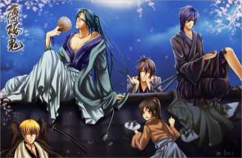 обоя аниме, hakuouki, shinsengumi, kitan