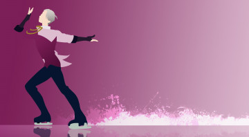 Картинка аниме yuri+on+ice виктор