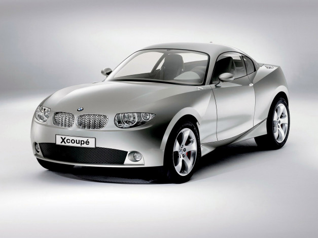 Обои картинки фото bmw x coupe concept 2001, автомобили, bmw, 2001, concept, coupe, x