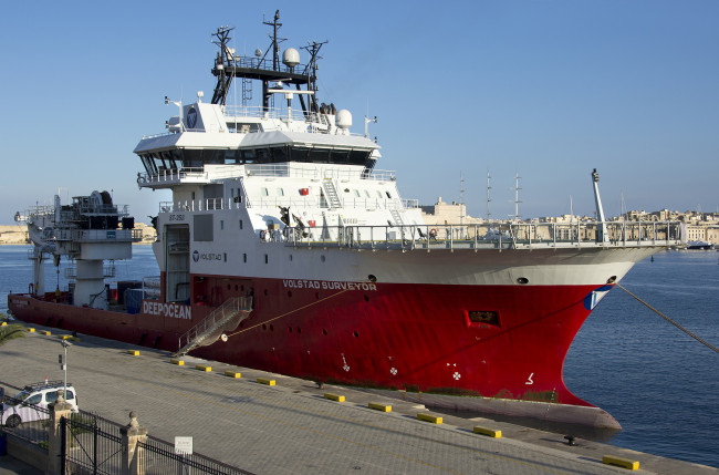 Обои картинки фото volstad surveyor, корабли, грузовые суда, судно